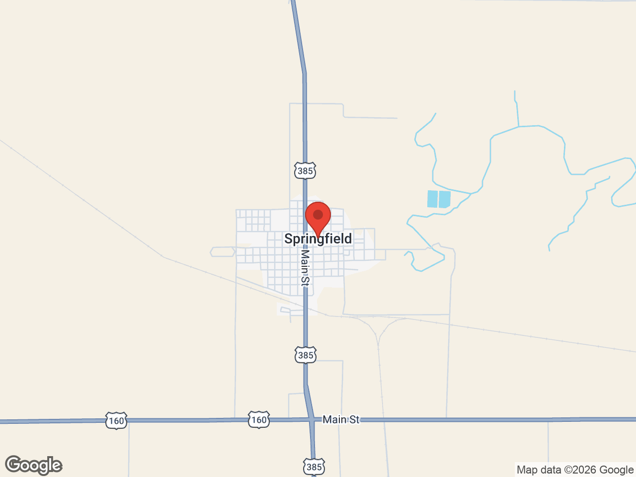 Map of Baca County Fairgrounds