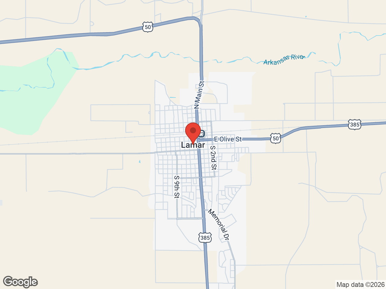Map of Prowers County Fairgrounds