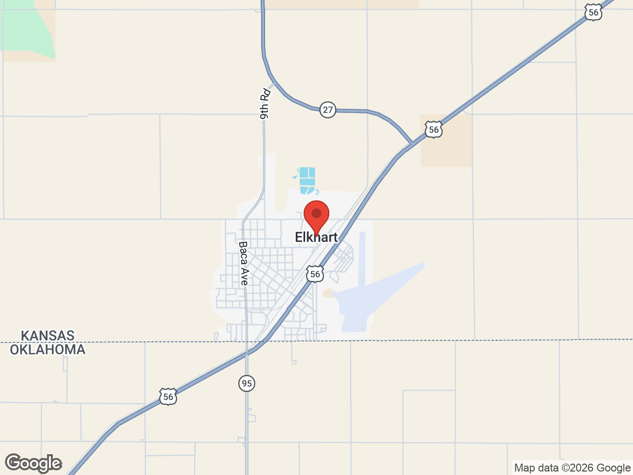 Map of Morton County Fairgrounds