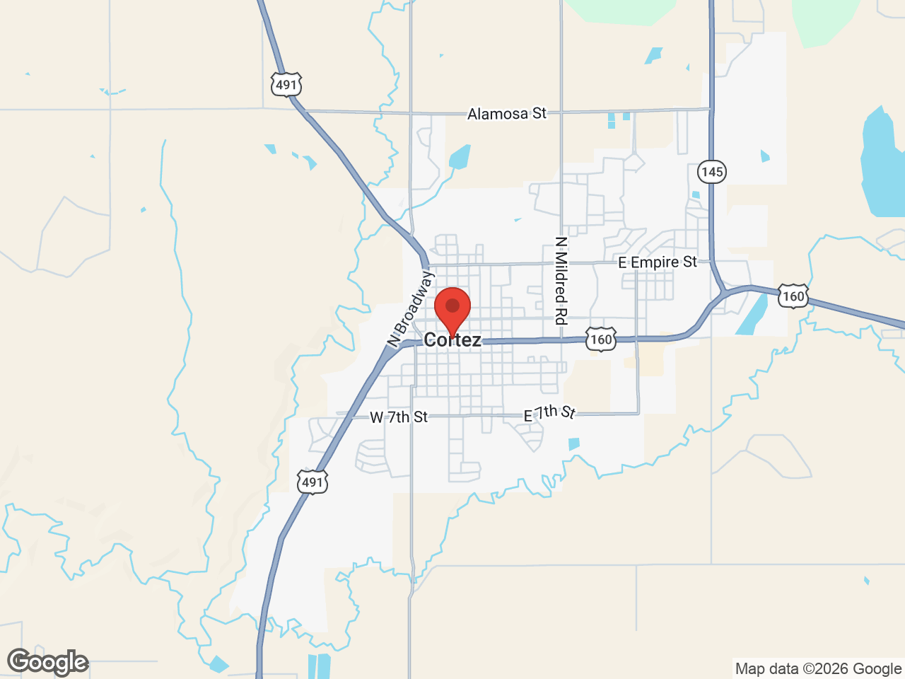 Map of Montezuma County Fairgrounds