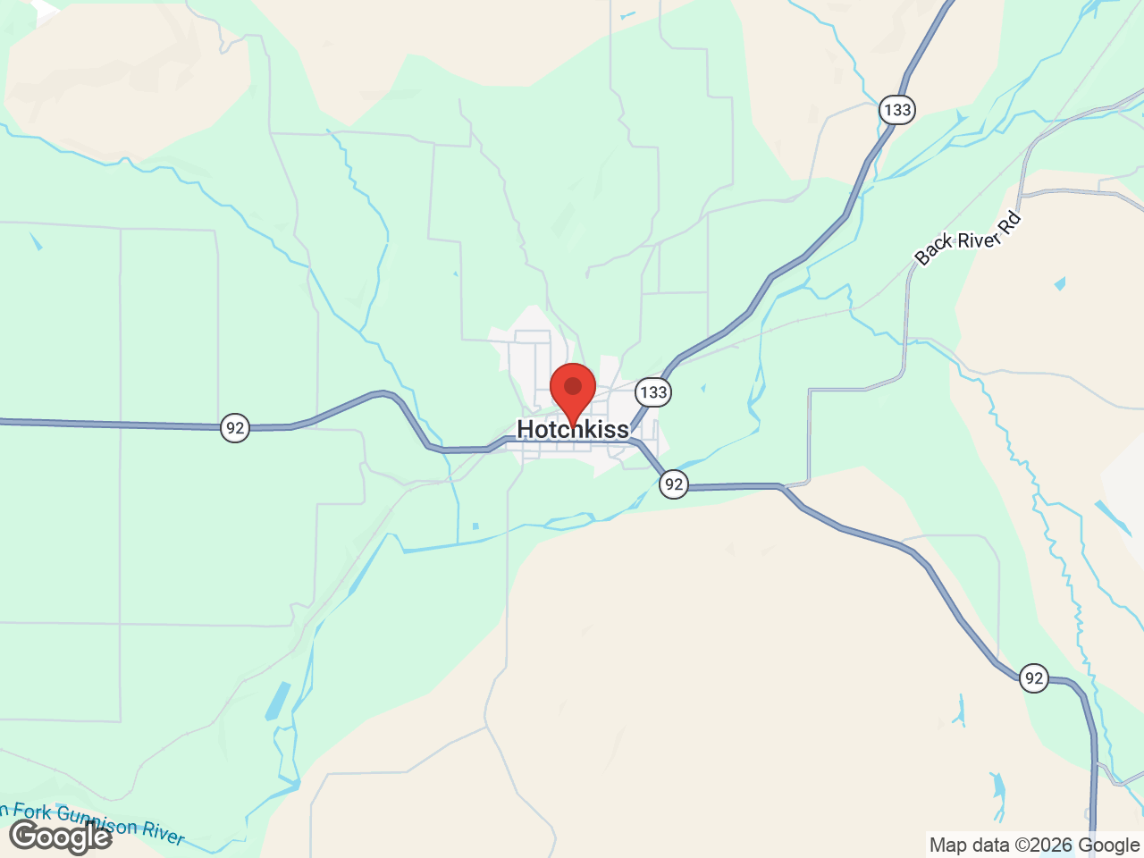 Map of Hotchkiss