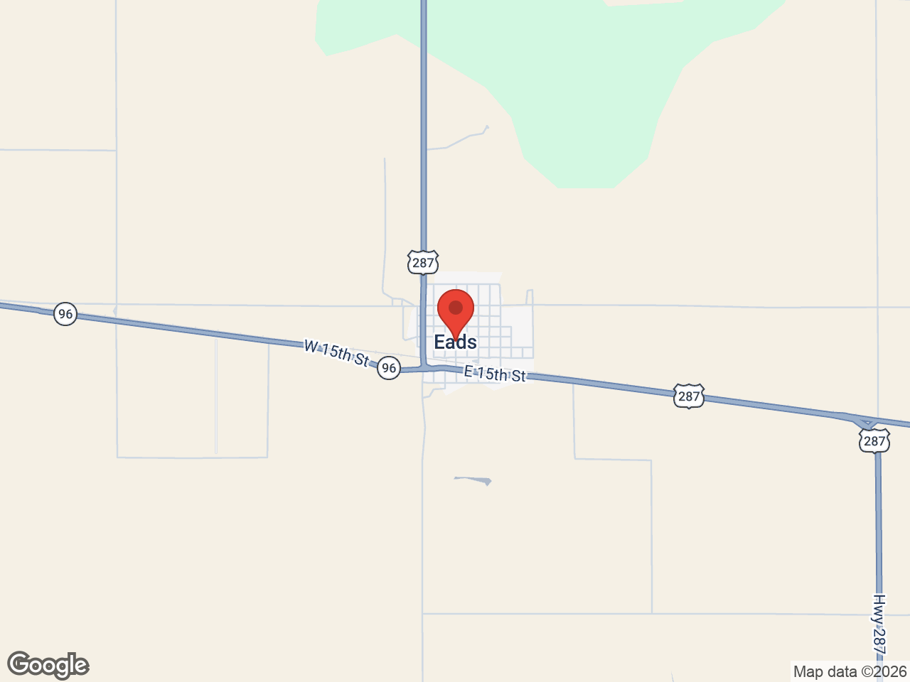 Map of Eads